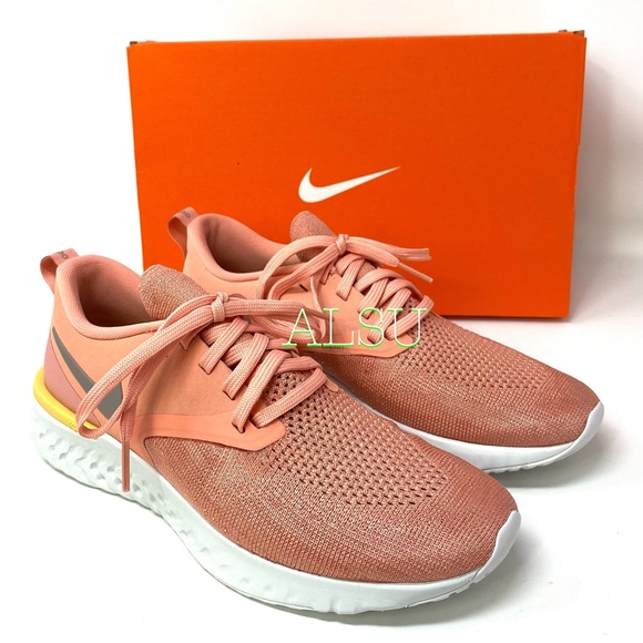 🌿Sale🌿 Nike Odyssey React 2 Flyknit Pink Quartz Women’s AH1016 602 - Picture 5 of 11